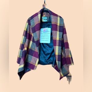 Women’s flannel wrap jacket XXS